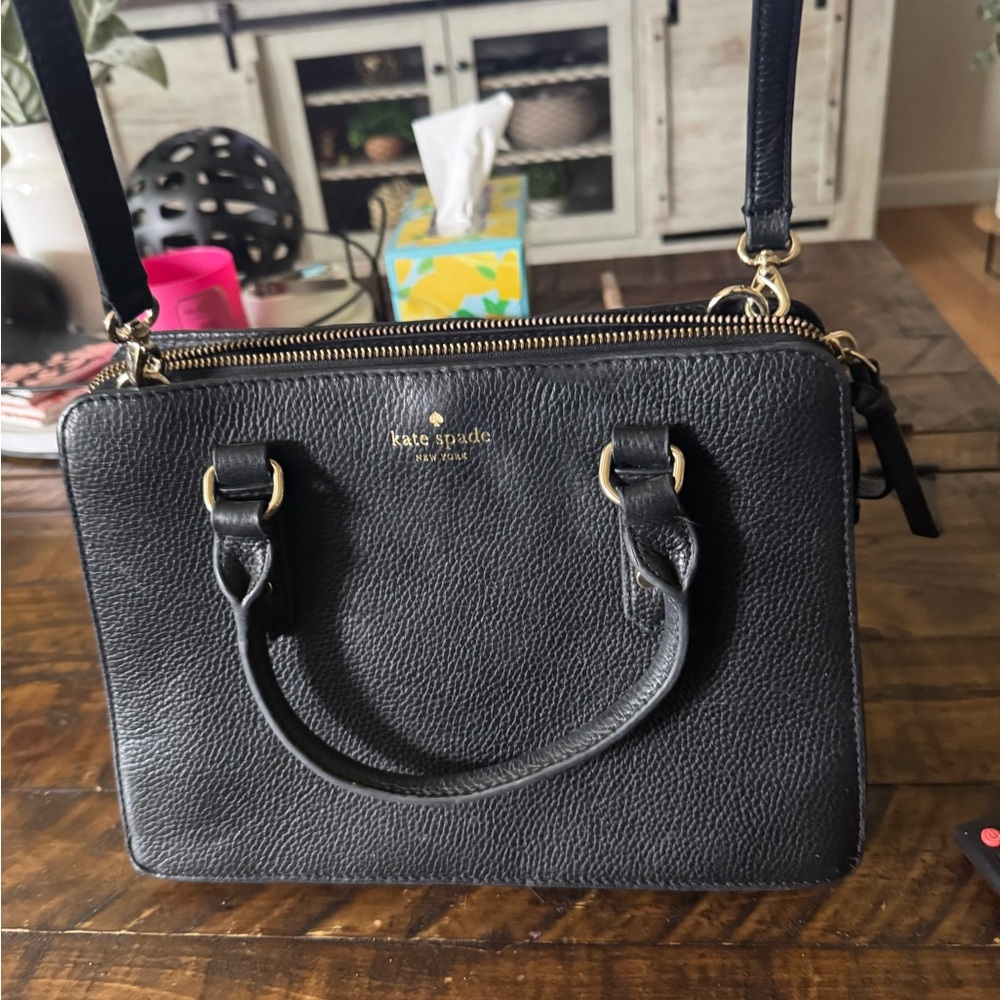 Kate Spade Black Leather Handbag